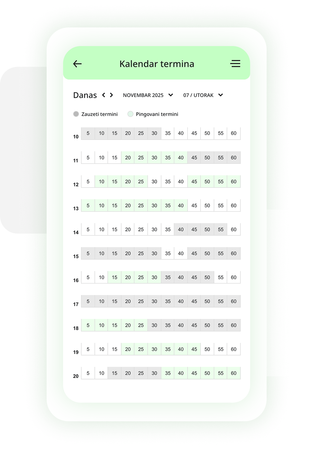 PingujMe App - Worker Interface